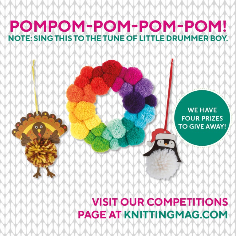 Knitting Magazine WIN Pompompompompom! Knitting Magazine